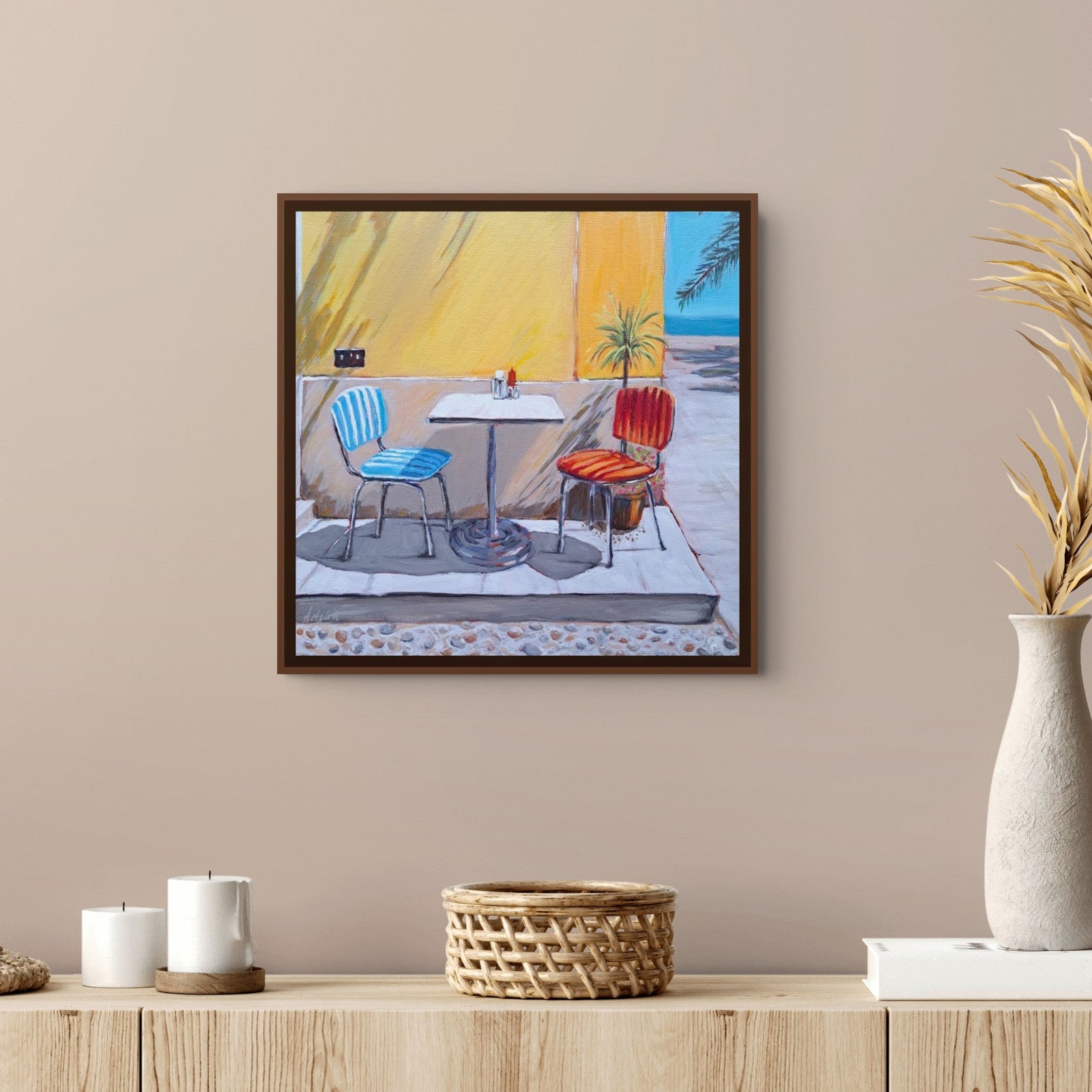 Print - "Italian Seaside Bistro"
