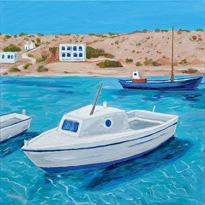 "The Mightiest Little Fishing Boat" Original Painting